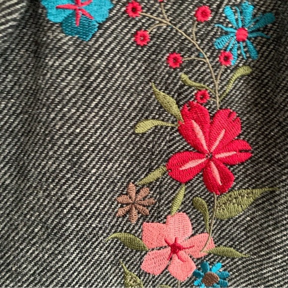 Vintage 90s Y2K Embroidered Blazer - Picture 10 of 13